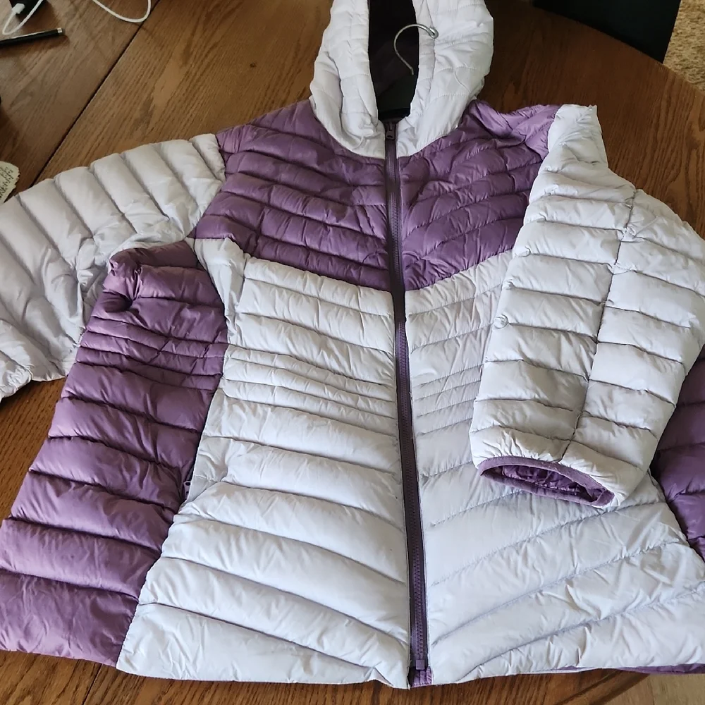 Lands' End Purple and Lavender Car Coat - Picture 1 of 5